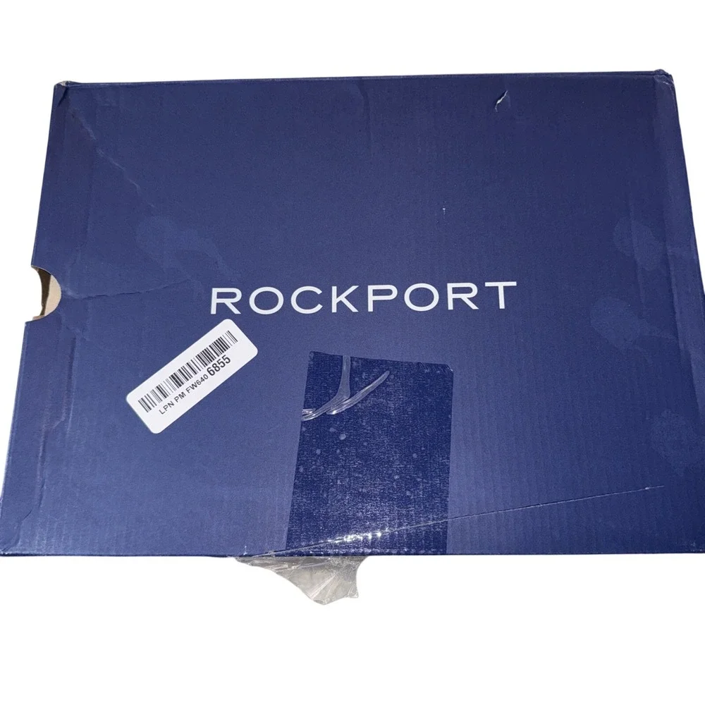 Rockport Men 8M Northfield Waterproof Leather Walking Dress Shoes Casual Lug Low